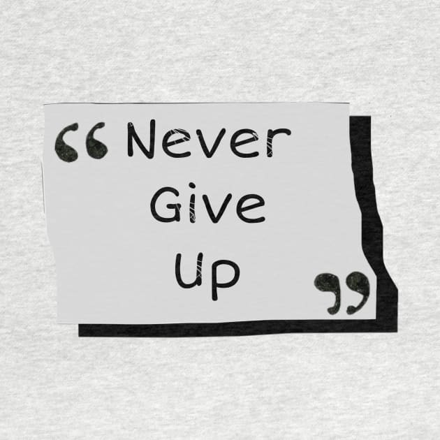 Never give up by Byreem